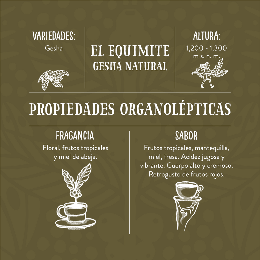 Gesha Natural, Cafetal El Equimite - Café de Especialidad