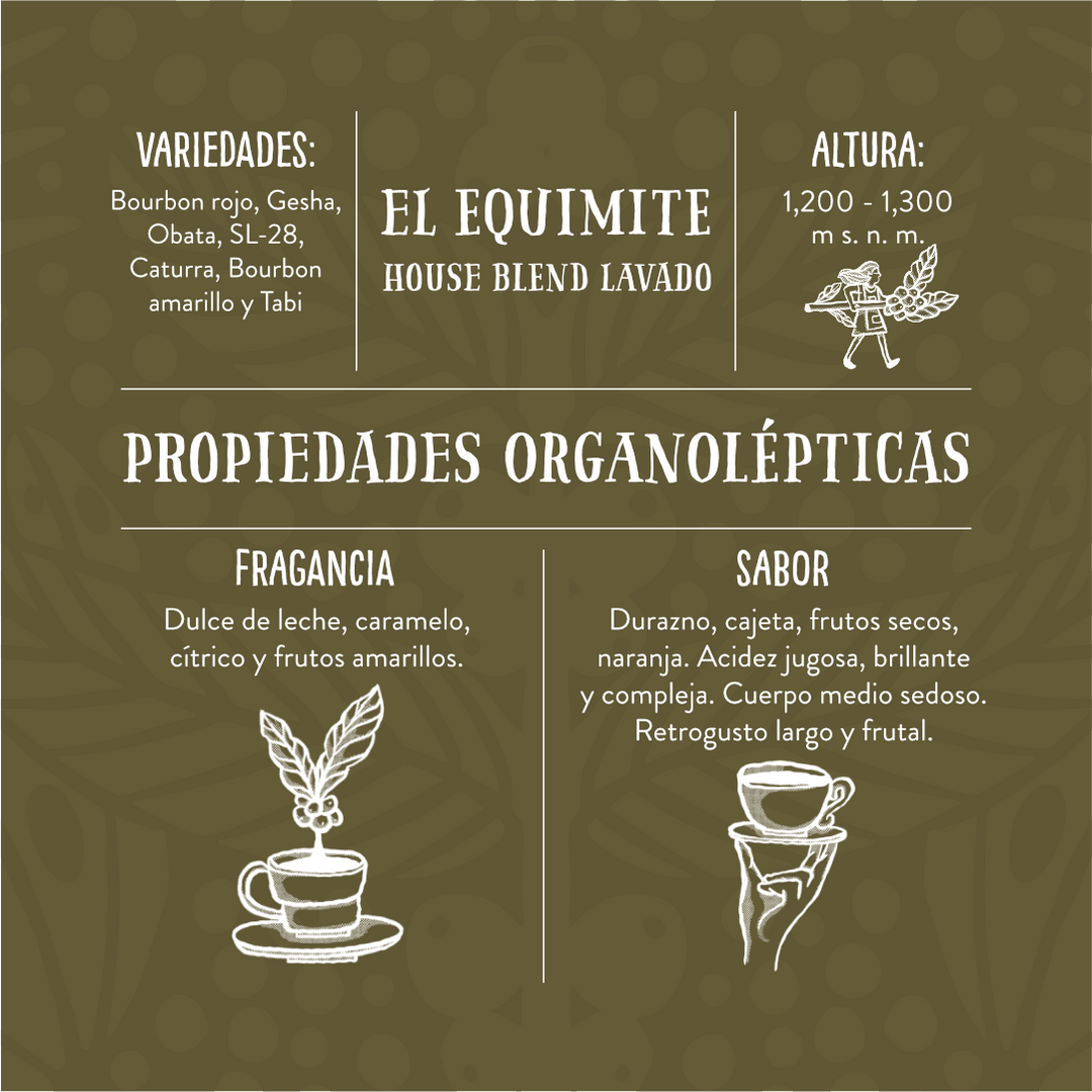 House Blend Lavado, Cafetal El Equimite - Café de Especialidad